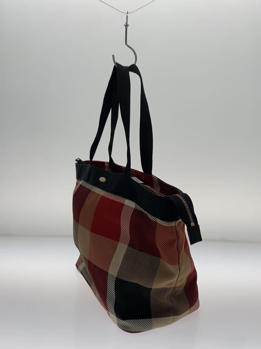 BLUE LABEL CRESTBRIDGE Handbag -- RED Check 55147-200-16 2