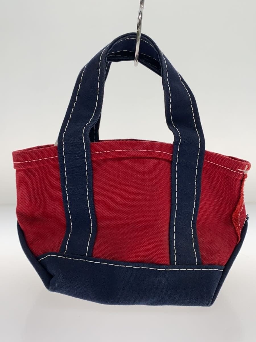 L.L.Bean Tote Bag Canvas RED 3