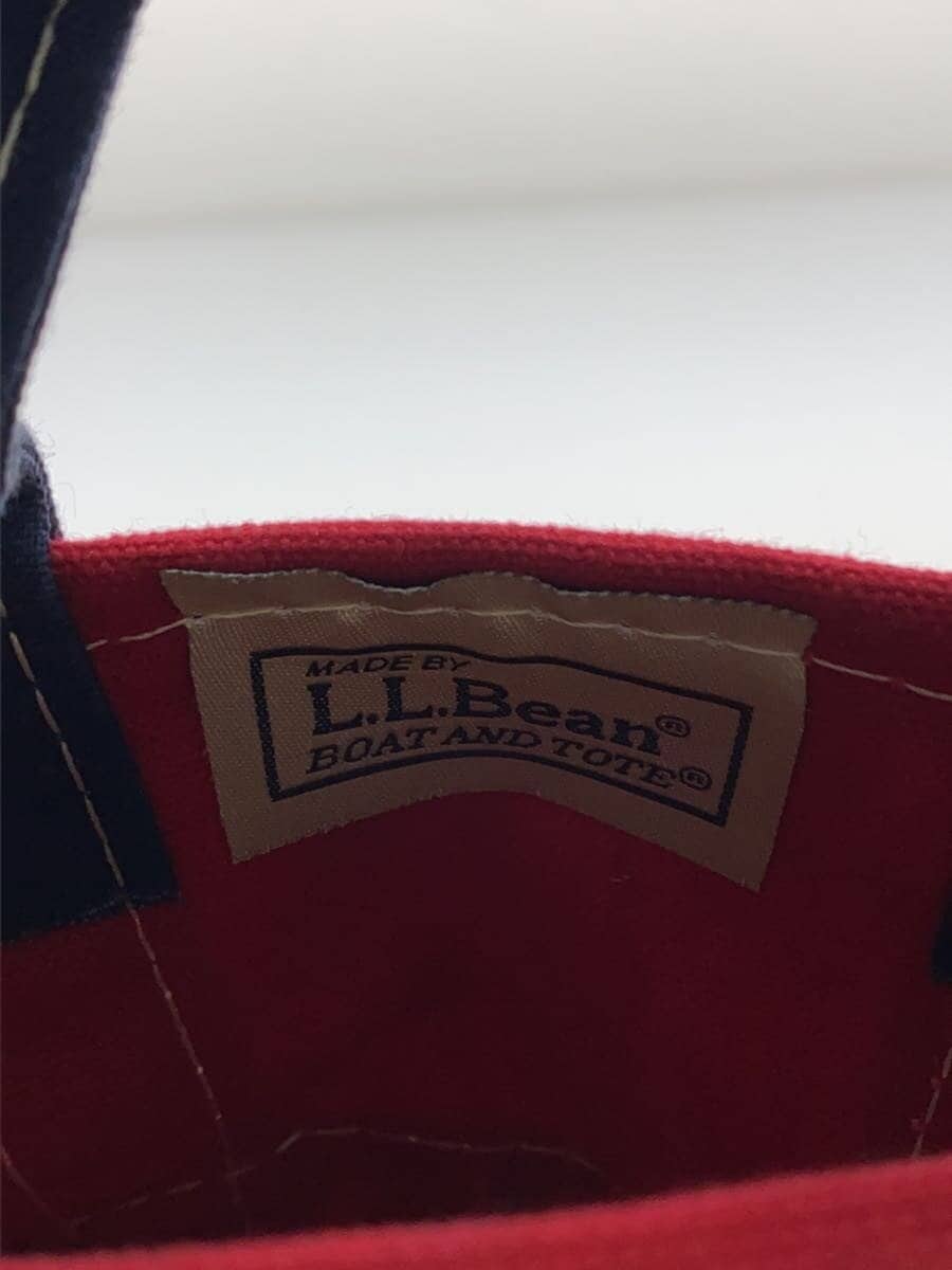 L.L.Bean Tote Bag Canvas RED 5