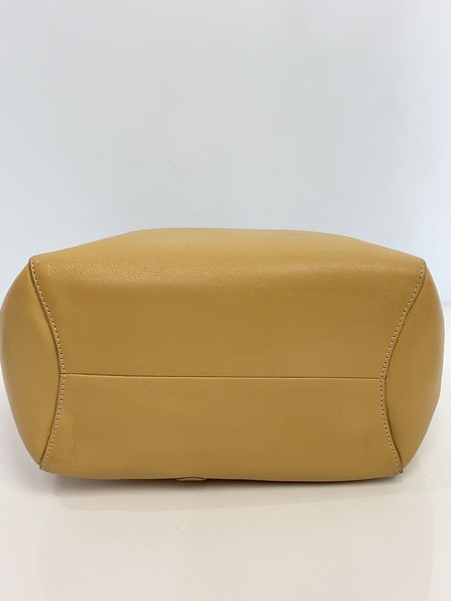 Kitamura Handbag Puppy Motif Leather Beige With Stain Kitamura 4