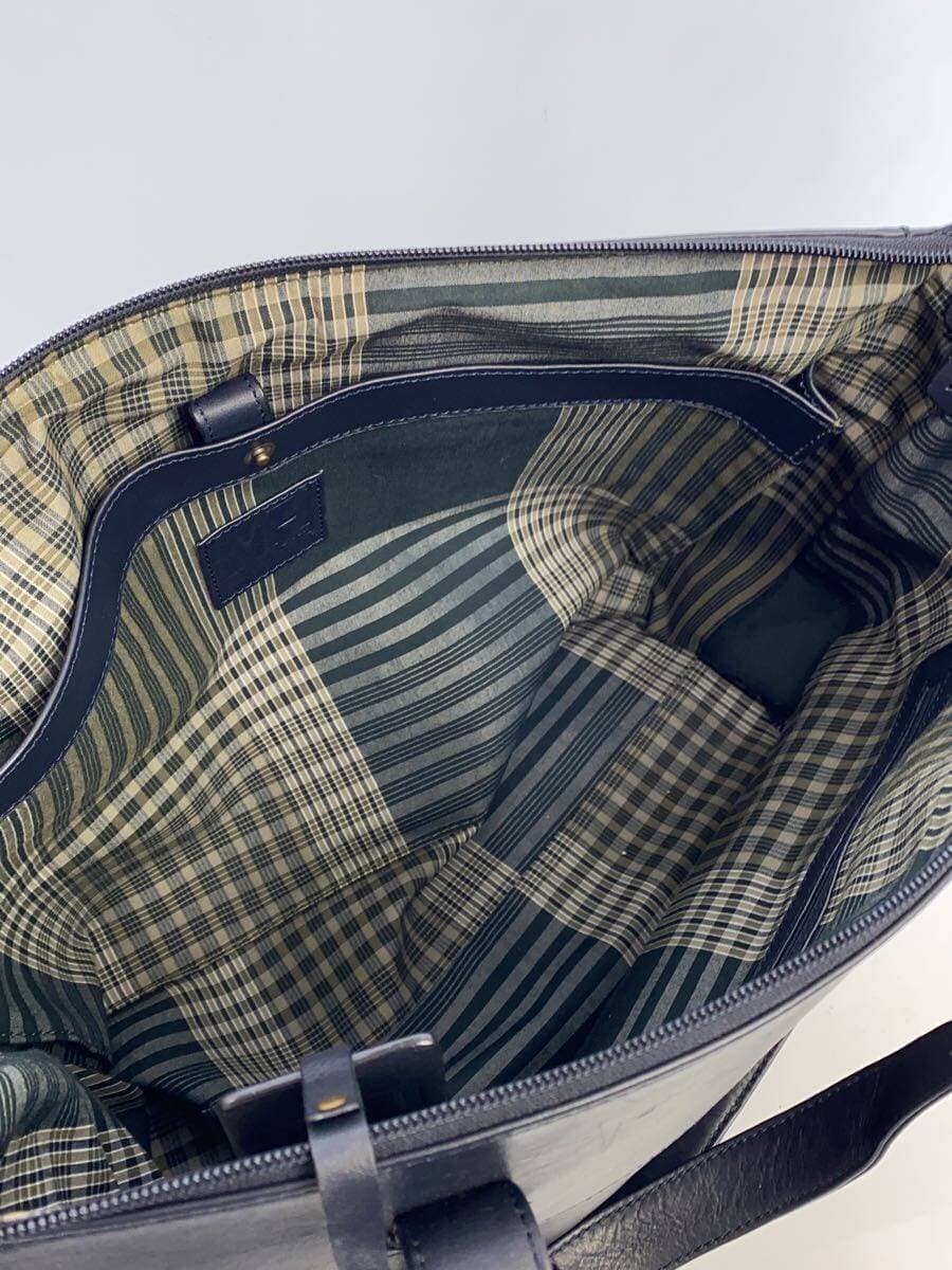 MOTHERHOUSE tote bag 2WAY shoulder navy plain Motherhouse 6