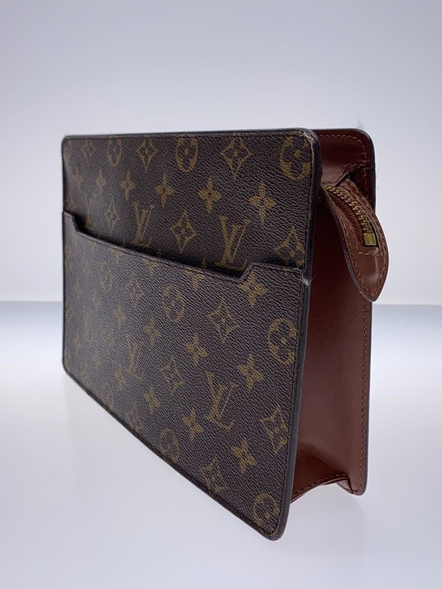 LOUIS VUITTON Pochette Homme _Monogram Canvas PVC Brown All Over Pattern LOUIS VUITTON 2