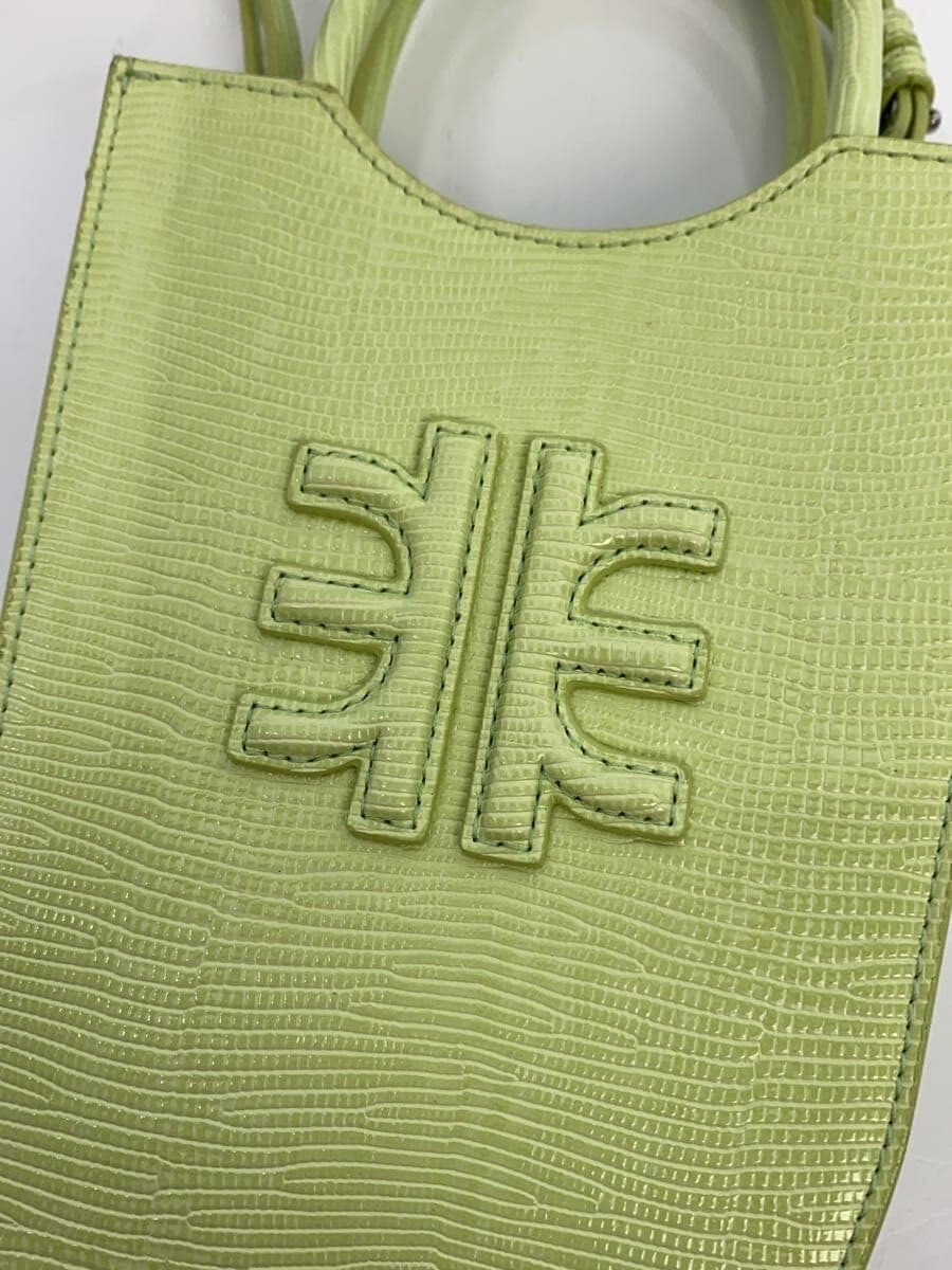 JW PEI Shoulder Bag Green Solid With Scratches J.W. Pei 5