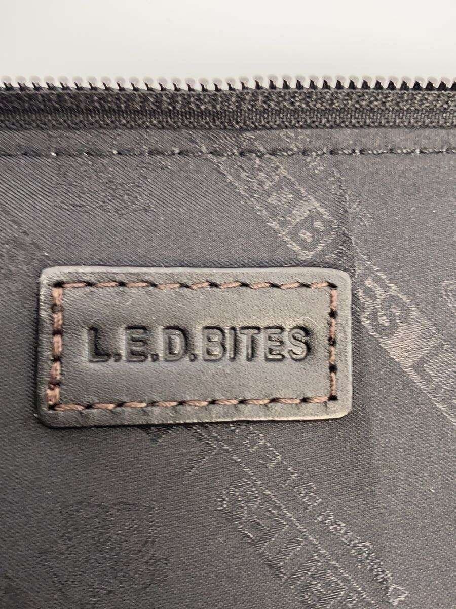 L.E.D.BITES Second Bag Shoulder Bag Leather Black Solid L Edie Bites 5