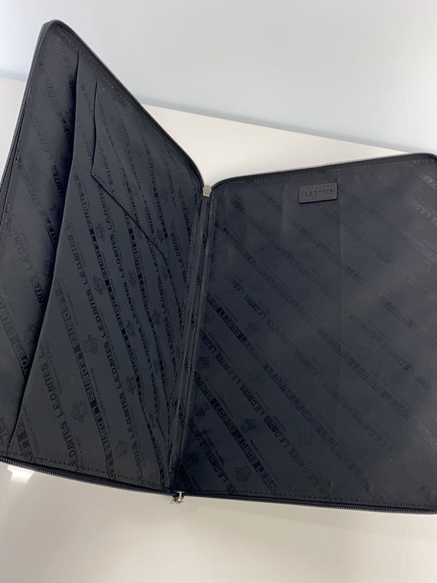 L.E.D.BITES Second Bag Shoulder Bag Leather Black Solid L Edie Bites 6