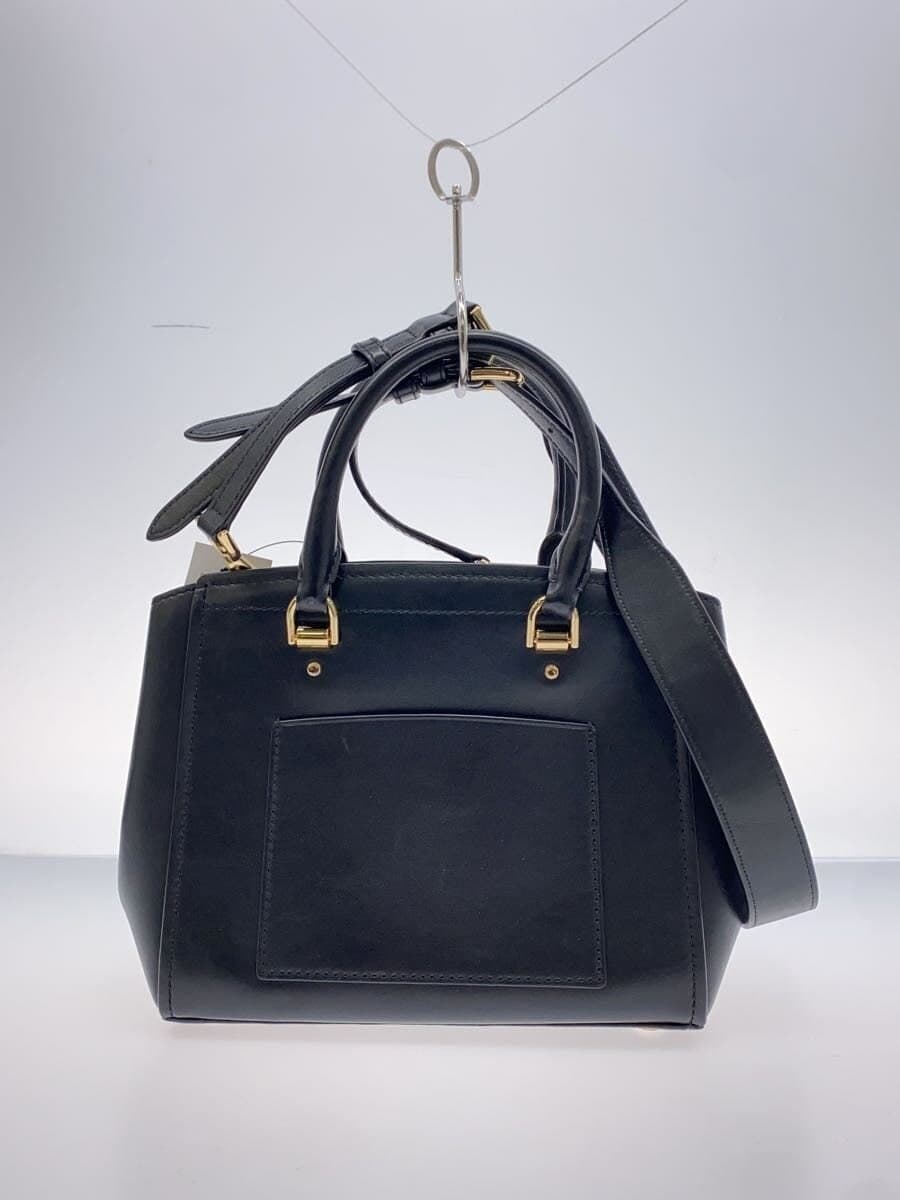 MICHAEL KORS Handbag Leather BLK Solid AV-1808 3