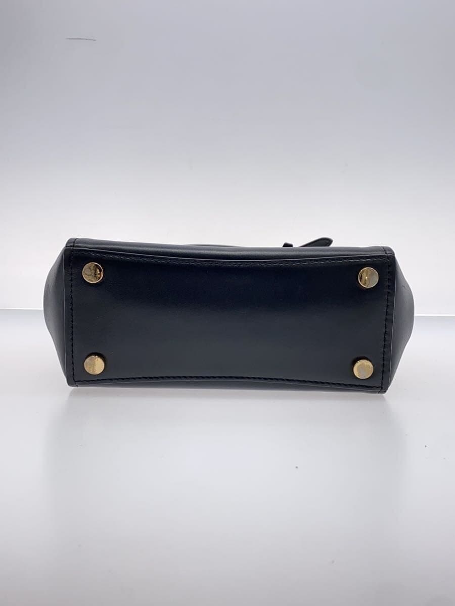 MICHAEL KORS Handbag Leather BLK Solid AV-1808 4