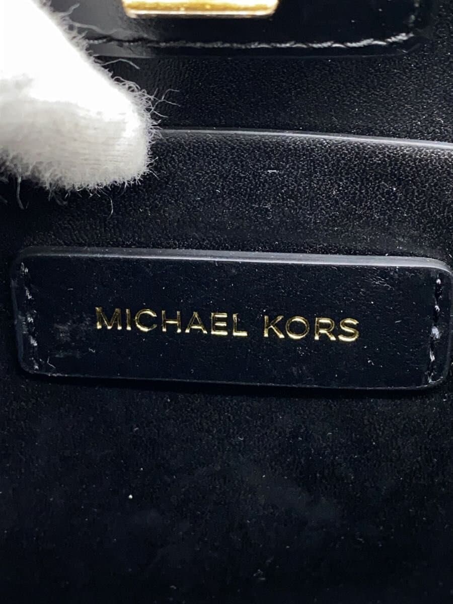 MICHAEL KORS Handbag Leather BLK Solid AV-1808 5