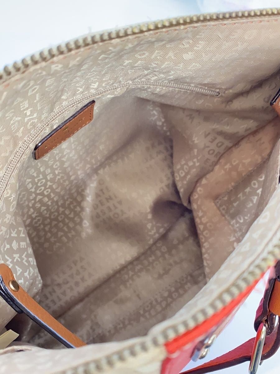 kate spade new york Shoulder Bag Cotton Camel All Over Pattern With Stain Kate Spade New York 6