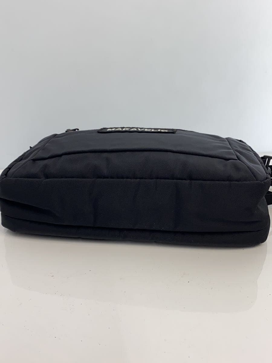 MAKAVELIC Shoulder Bag Polyester Black Solid 3108-10501 Handle Torn 4