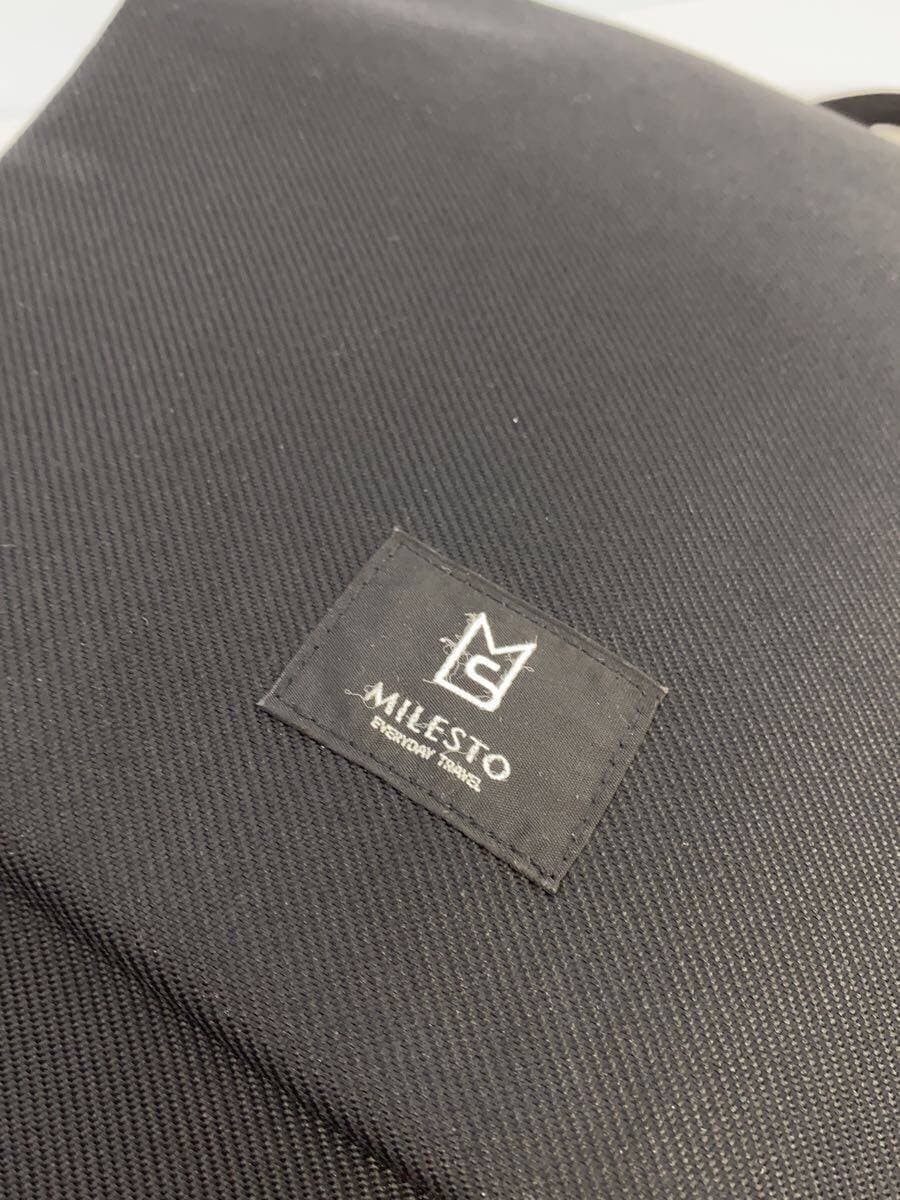 MILESTO Backpack Black Solid Milesto 5