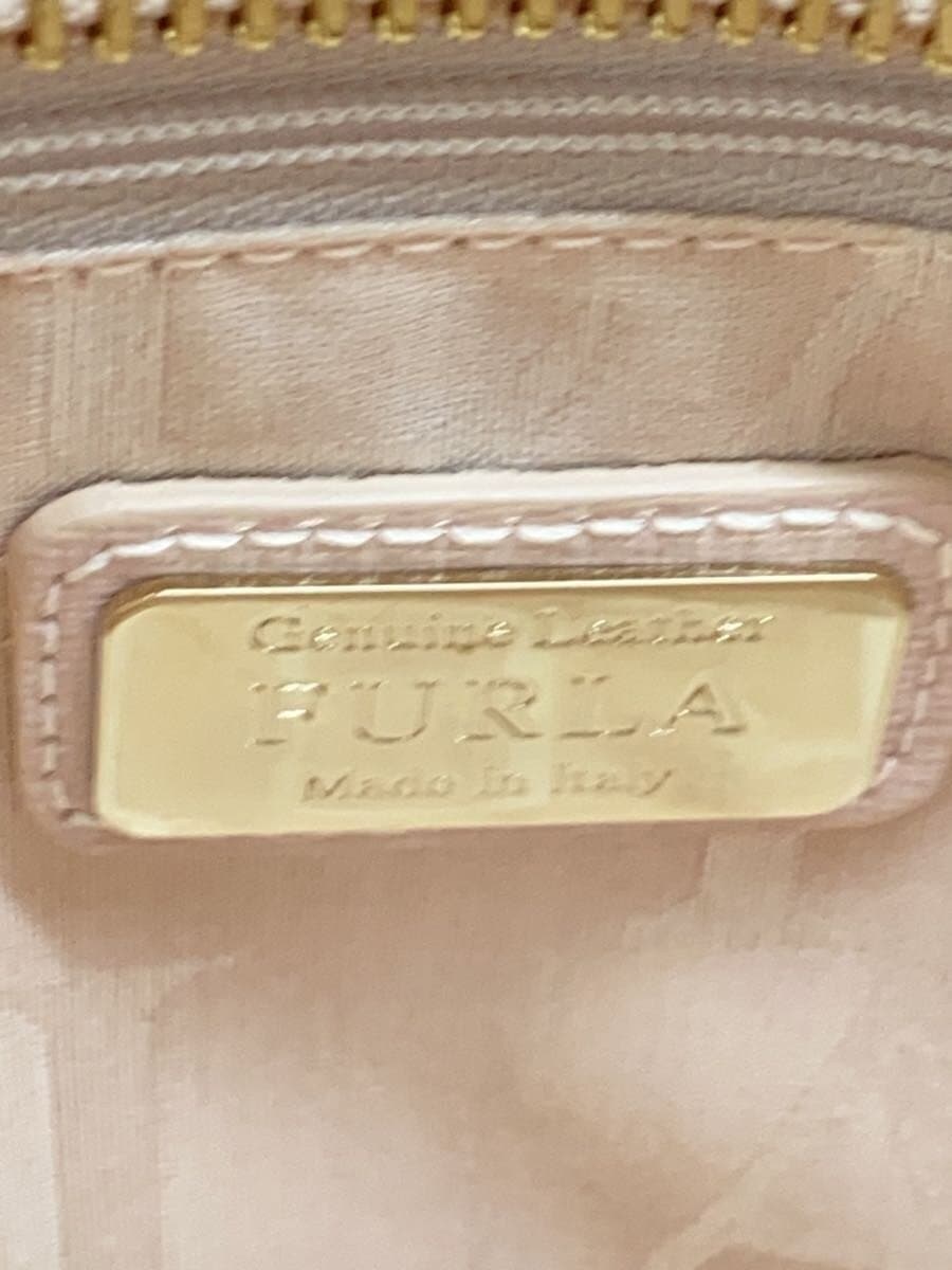 FURLA Handbag Leather PNK Solid di204 5