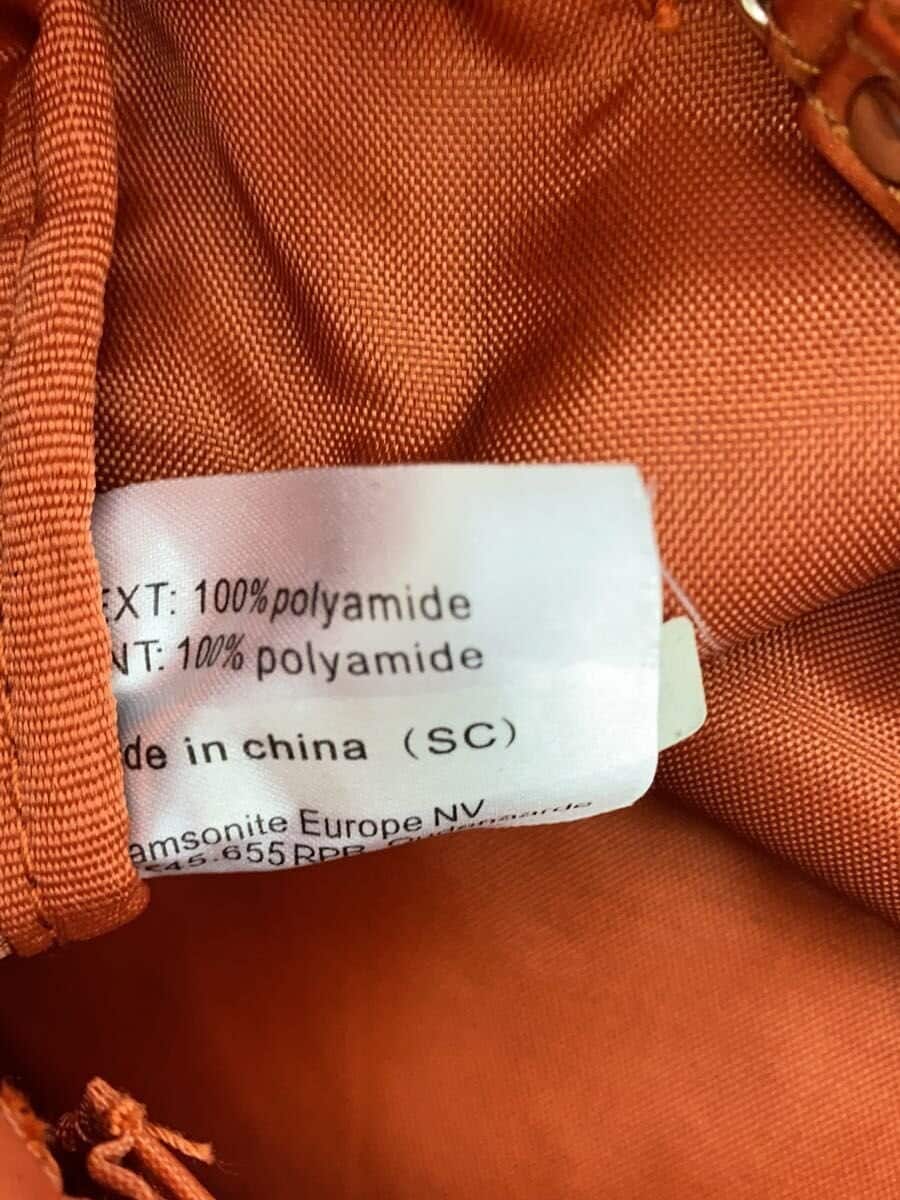 SAMSONITE Shoulder Bag Polyester Orange Solid 0400.245.655RPR Samsonite 7