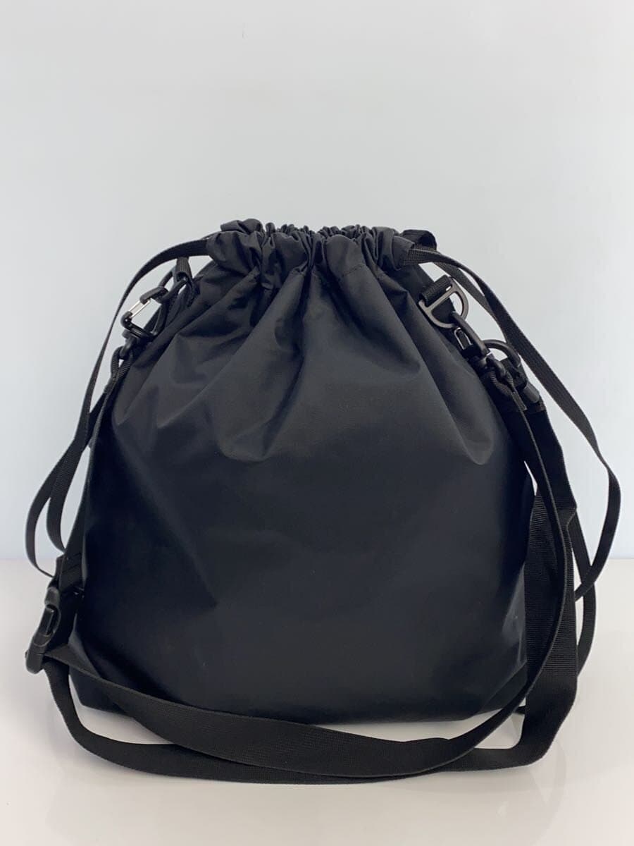 BAICYCLO Nby BAGJACK Drawstring Bag Shoulder Bag Black Solid Bicyclone by Bag Jack 3