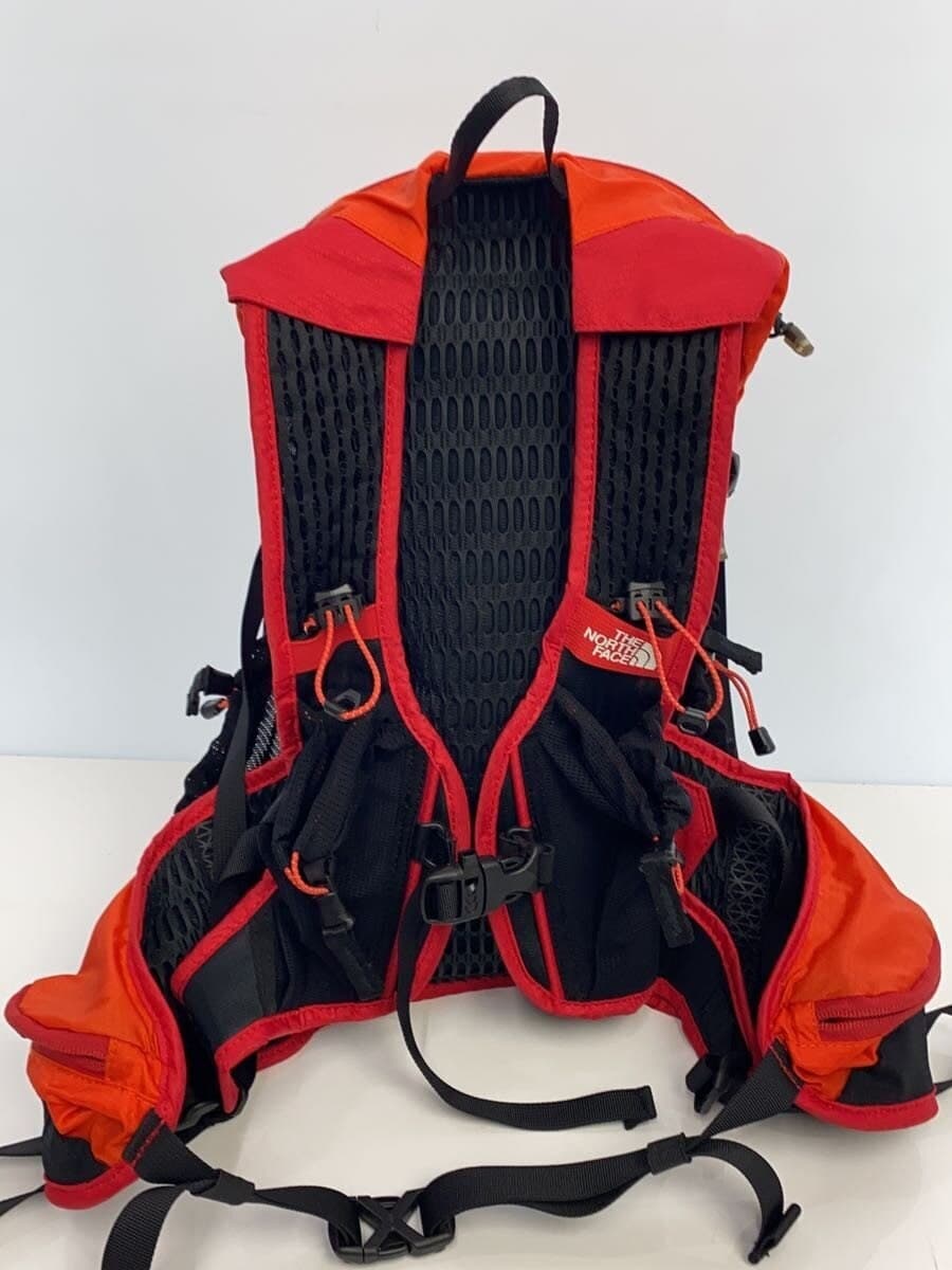 THE NORTH FACE Backpack Nylon Orange Print NM61528 The North Face 3