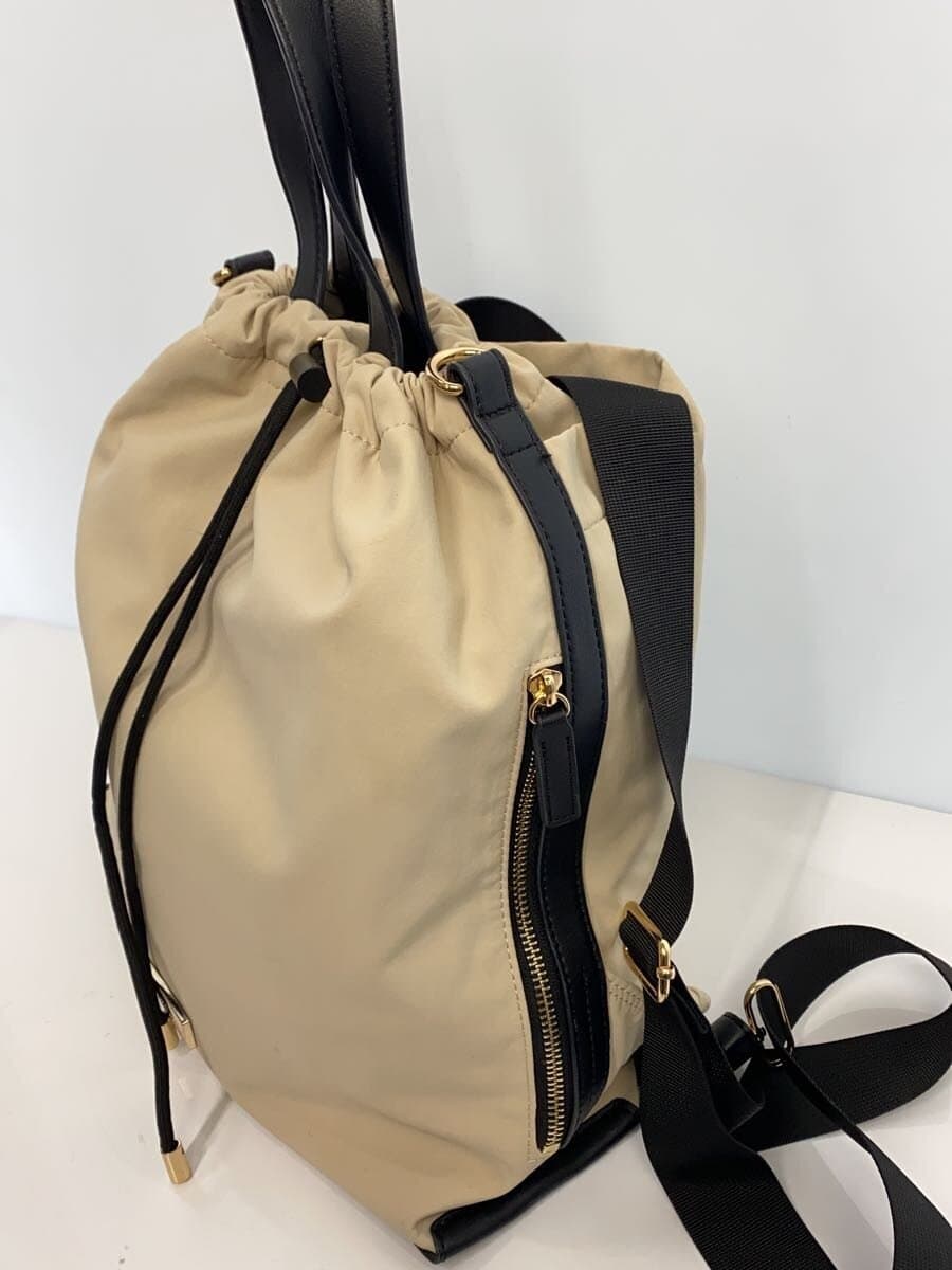 quaranciel3-Way Backpack Cream With Stain Karanshell 2