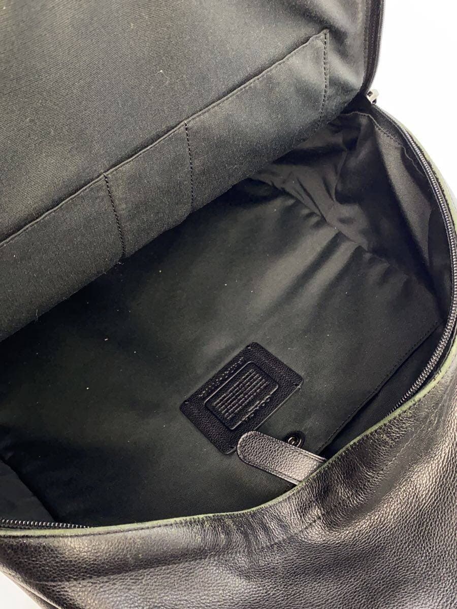 COACH Backpack Leather Black F11164 Corner Scuff Many COACH 6