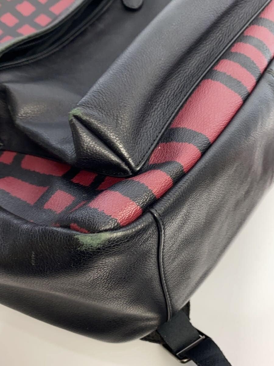 COACH Backpack Leather Black F11164 Corner Scuff Many COACH 9