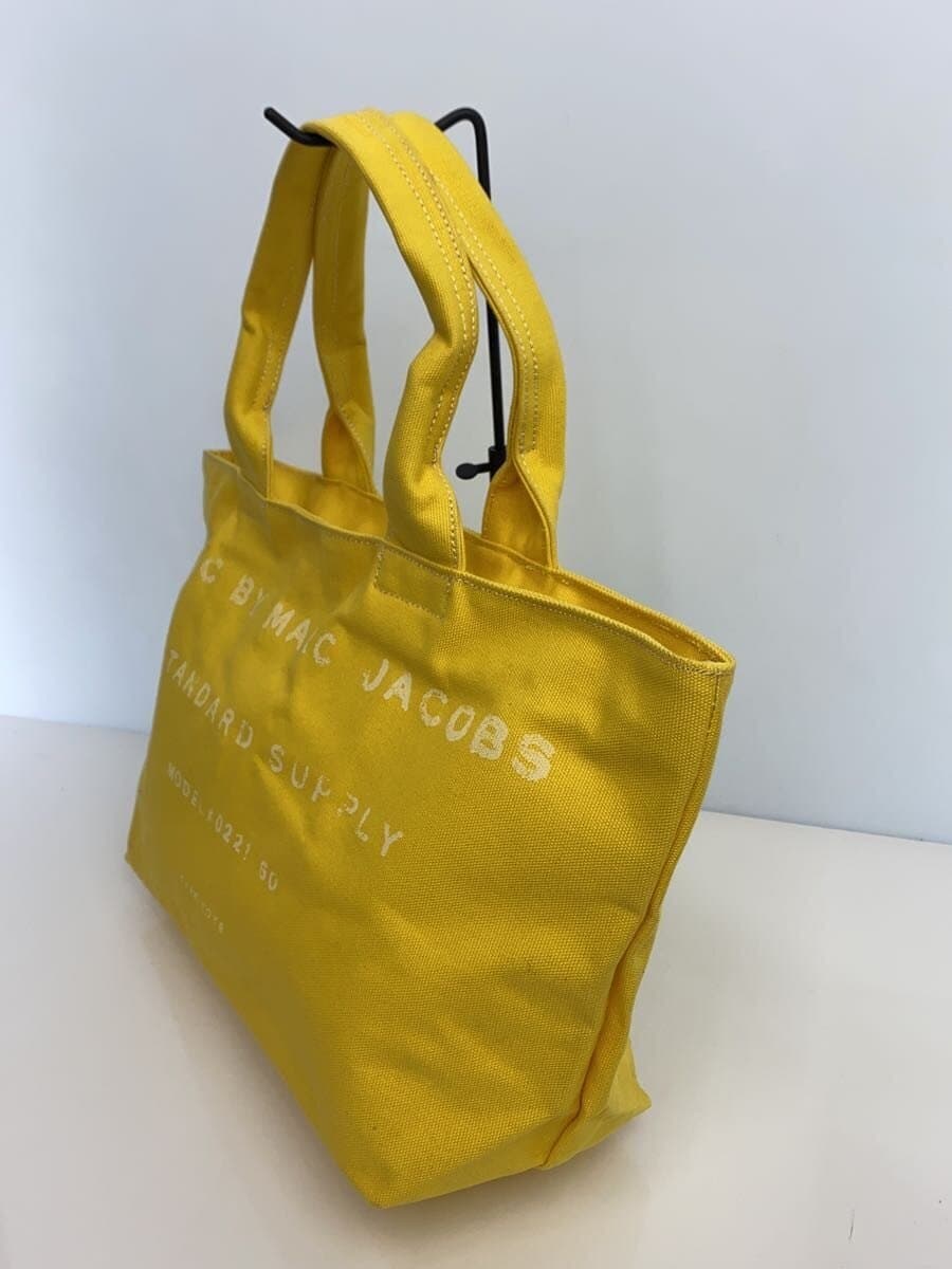 MARC BY MARC JACOBS Tote Bag Canvas Yellow Print Marc by Marc Jacobs 2