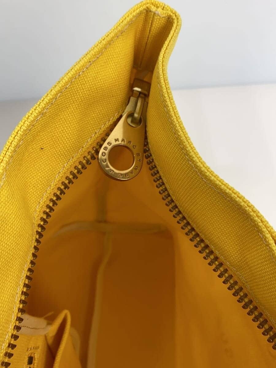 MARC BY MARC JACOBS Tote Bag Canvas Yellow Print Marc by Marc Jacobs 7