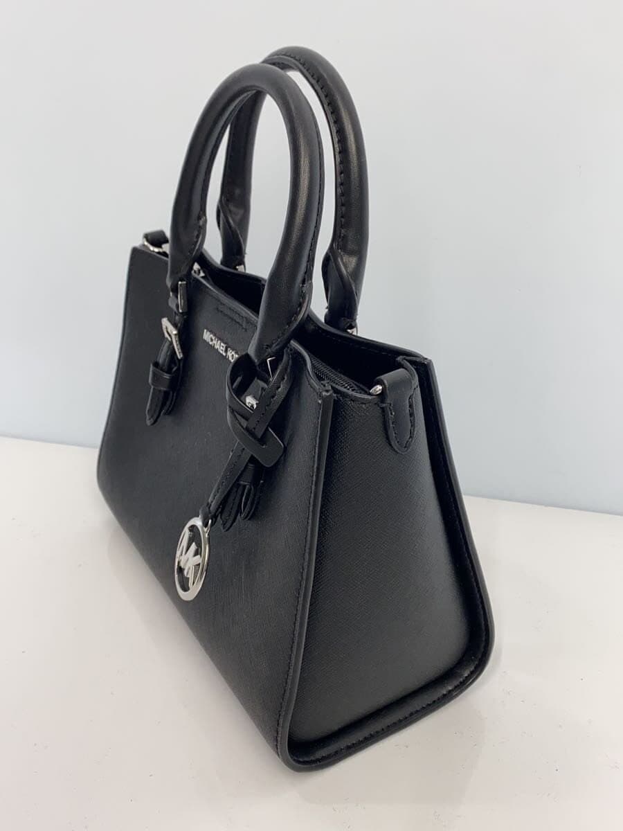 MICHAEL KORS handbag leather black plain DI-2404 includes pouch Michael Kors 2
