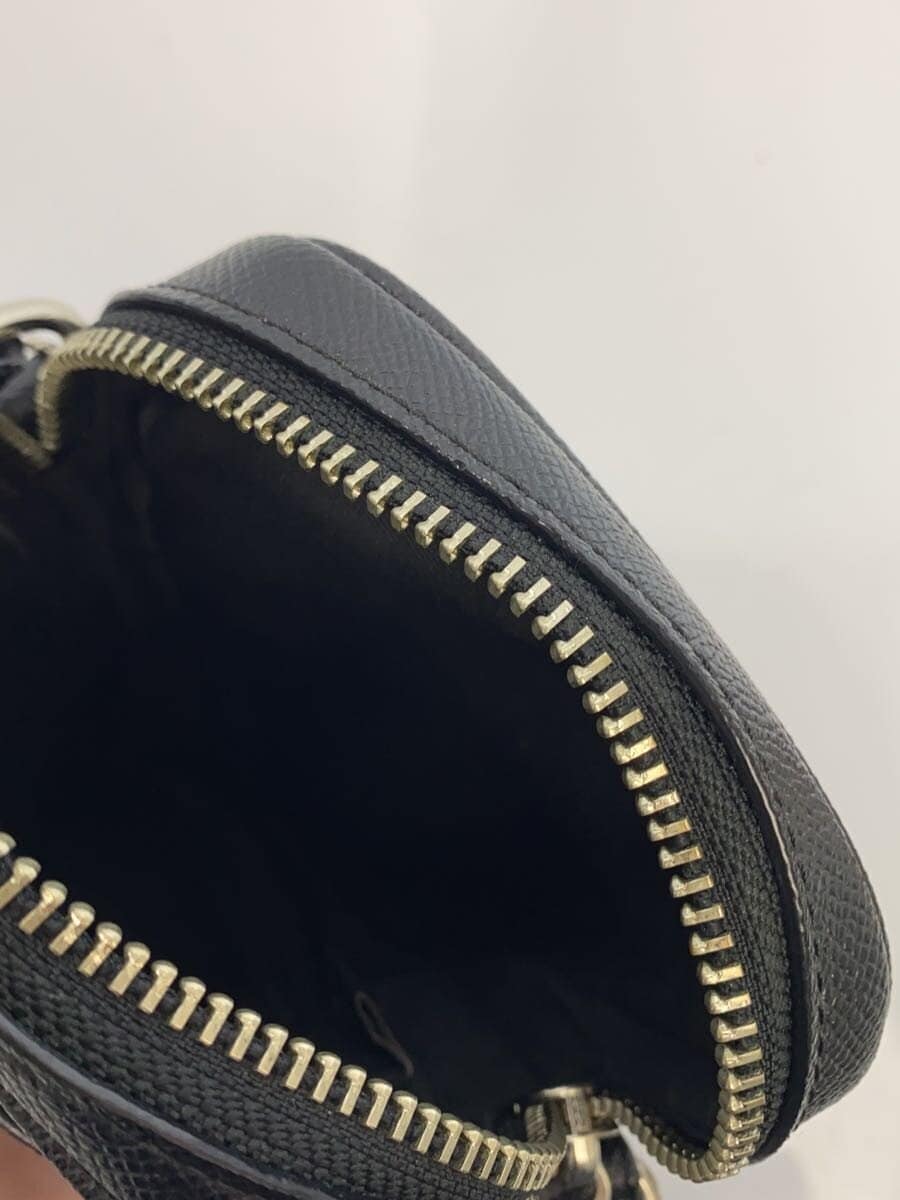 COACH shoulder bag leather black plain Coach 7