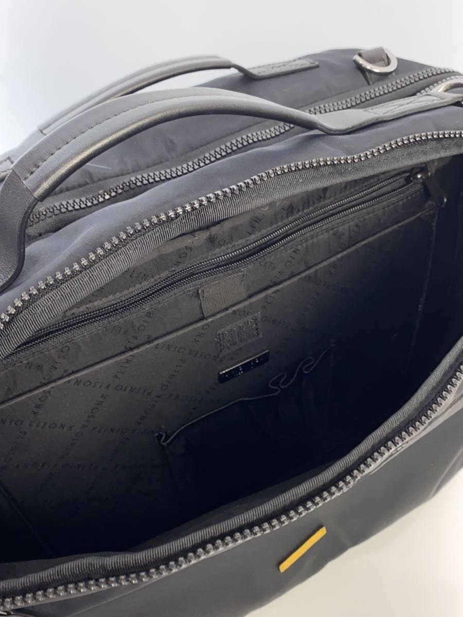 PLINIO VISONA3-Way Backpack Retractable Shoulder Bag Nylon Black Solid Plinio Visona 6