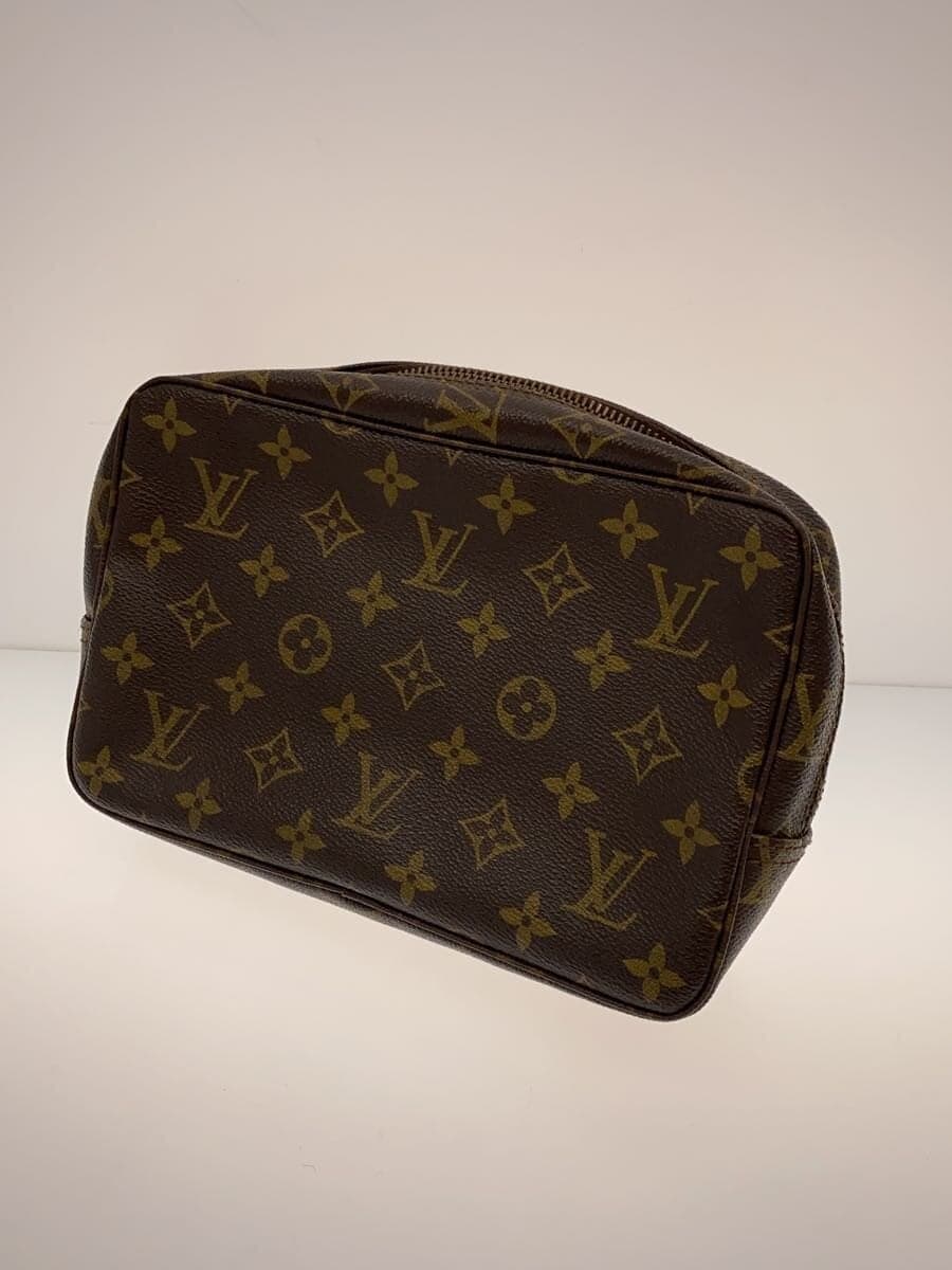 LOUIS VUITTON Toiletry Pouch 23 Monogram Canvas PVC BRW M47524 2