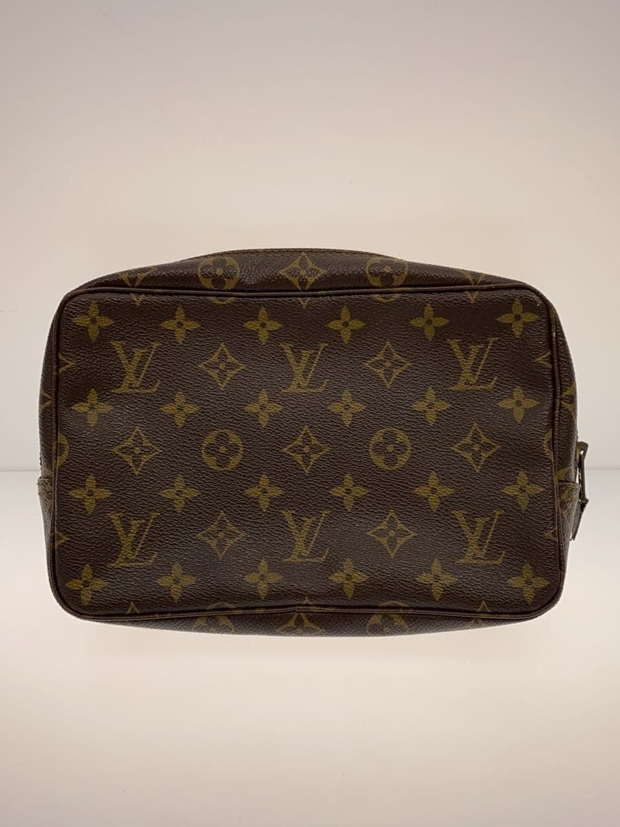 LOUIS VUITTON Toiletry Pouch 23 Monogram Canvas PVC BRW M47524 3