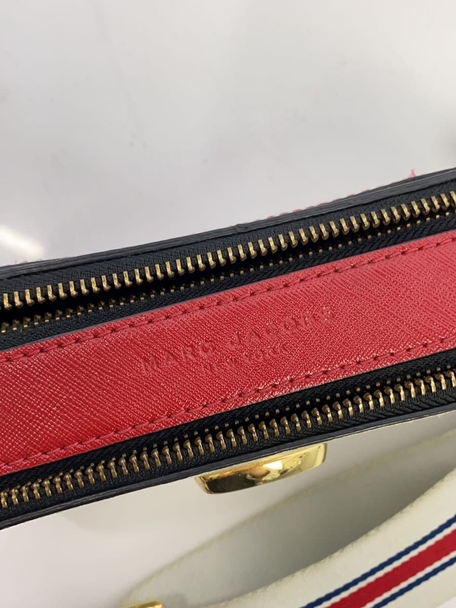 MARC JACOBS shoulder bag PVC cream THE SNAPSHOT SMALL BAG has dirt and scratches 5