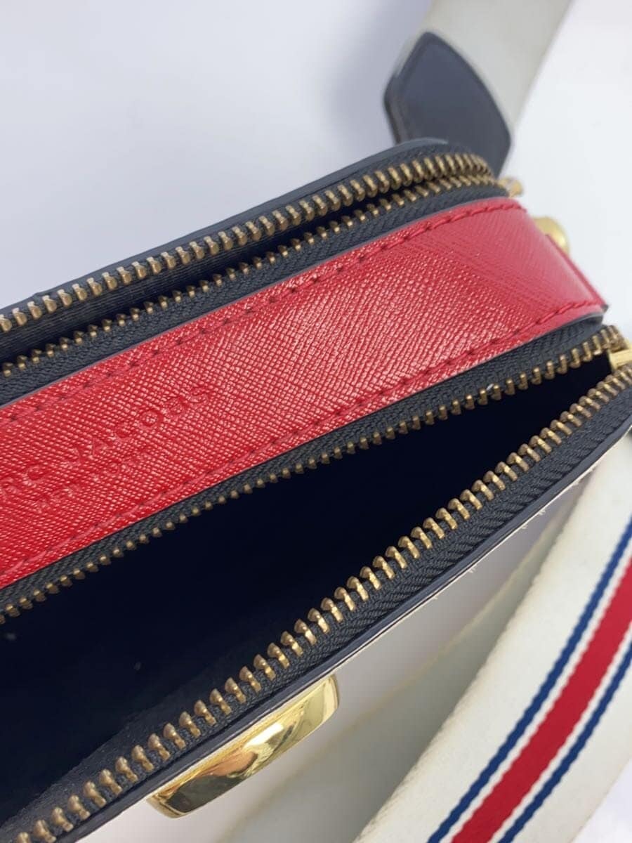 MARC JACOBS shoulder bag PVC cream THE SNAPSHOT SMALL BAG has dirt and scratches 7