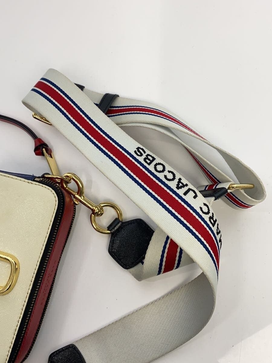 MARC JACOBS shoulder bag PVC cream THE SNAPSHOT SMALL BAG has dirt and scratches 9