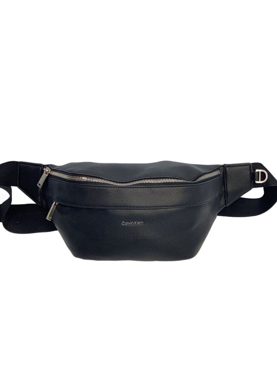 Calvin Klein Waist Bag Black Plain 4d3161g-ub1 Calvin Klein