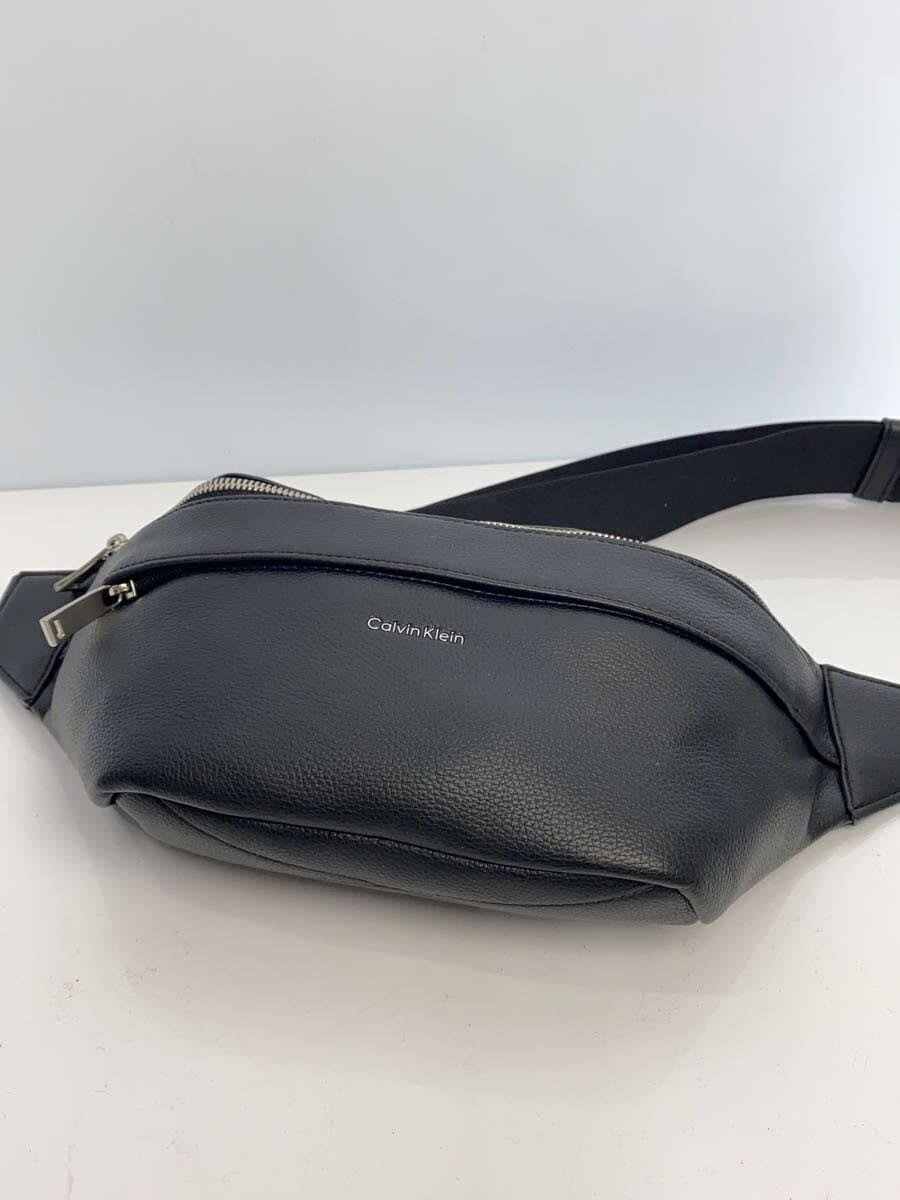 Calvin Klein Waist Bag Black Plain 4d3161g-ub1 Calvin Klein 4