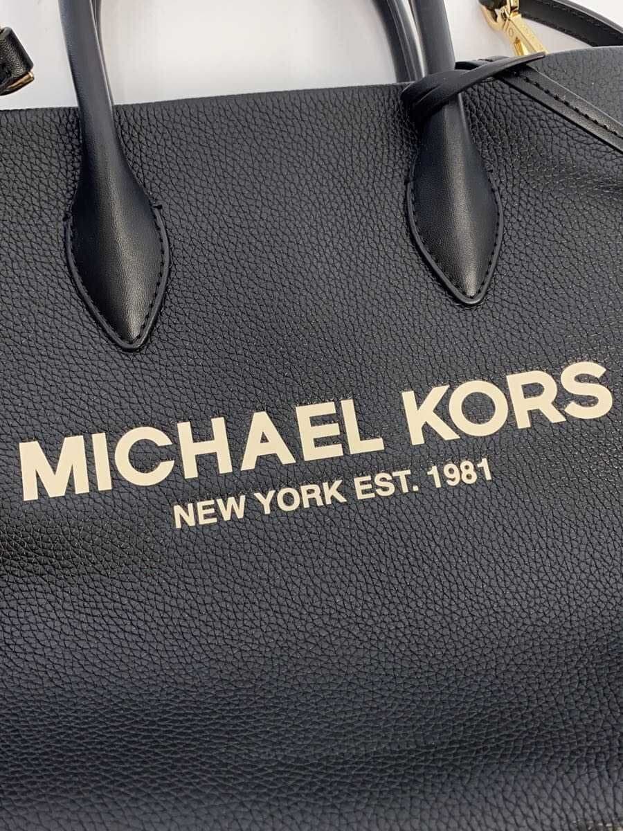 MICHAEL KORS tote bag shoulder bag leather black print Michael Kors 5