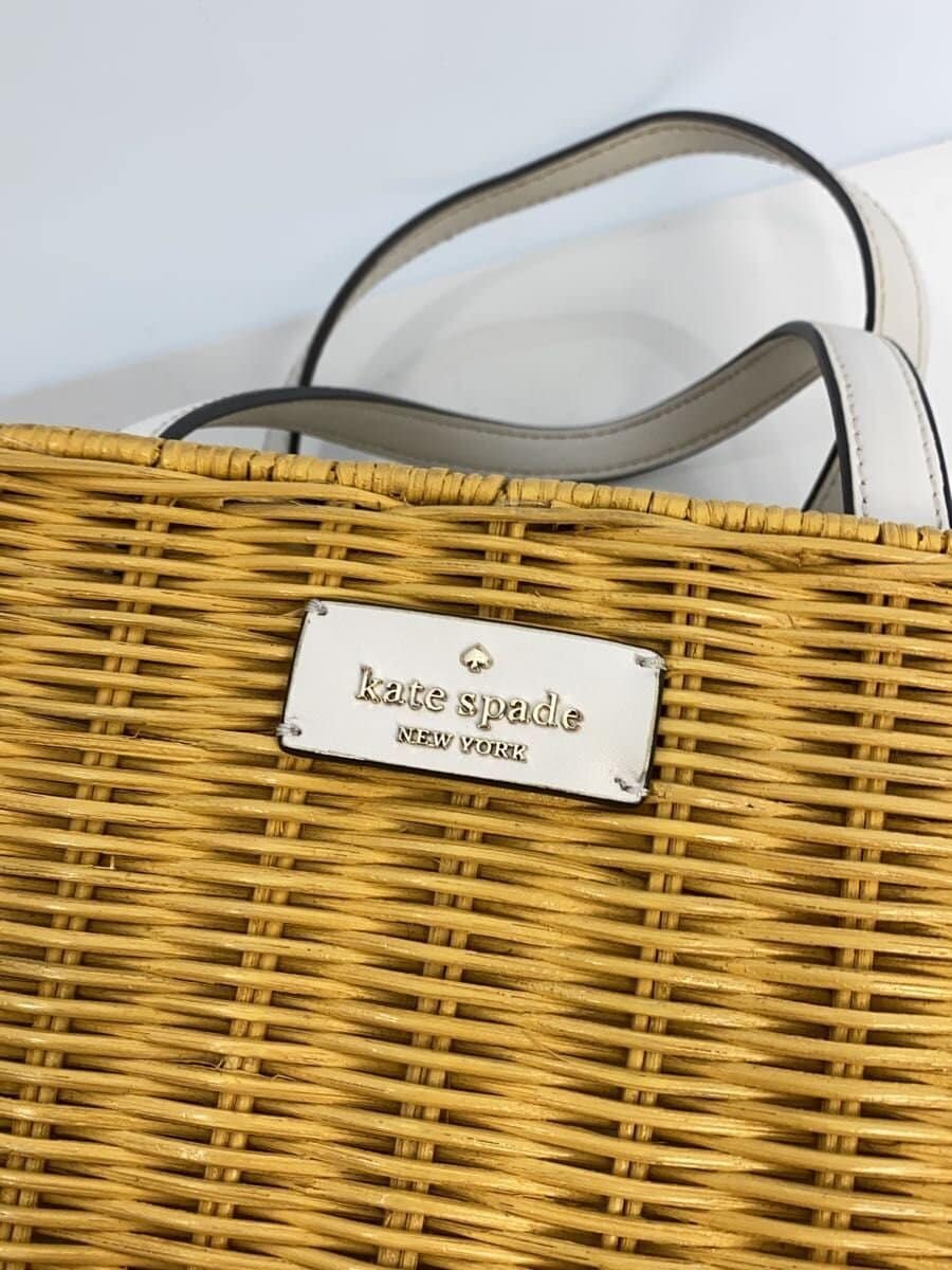 Kate Spade New York basket bag plain M293 2WAY basket shoulder bag shows signs 5