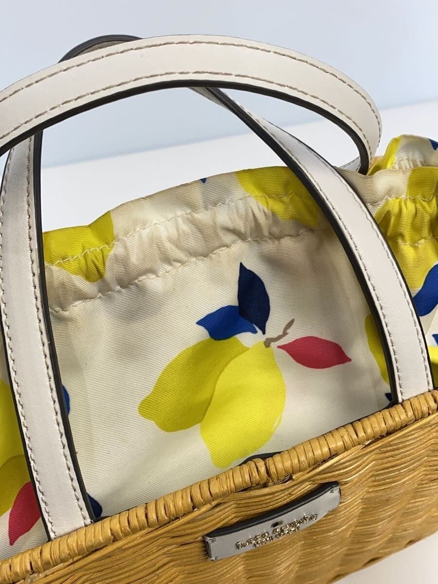 Kate Spade New York basket bag plain M293 2WAY basket shoulder bag shows signs 7