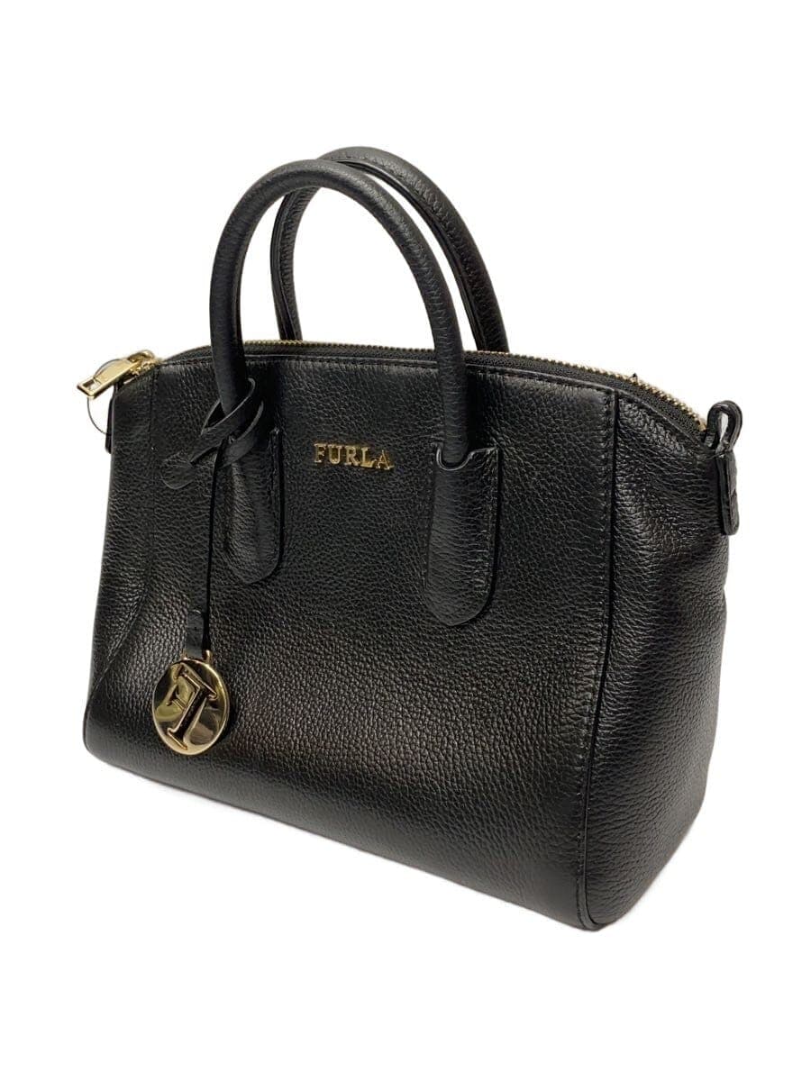 FURLA Bag Leather BLK 2