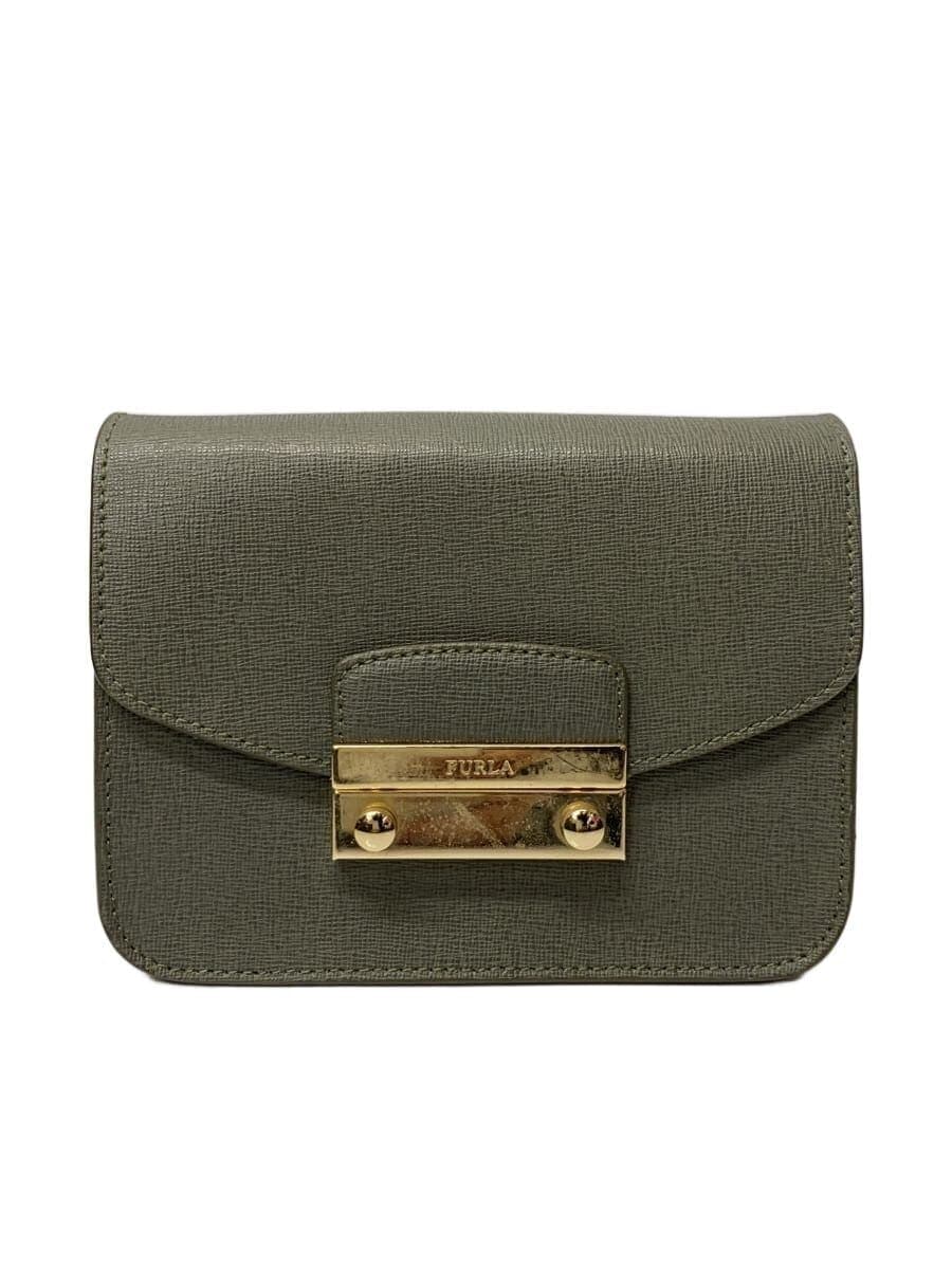 FURLA Shoulder Bag PVC GRN