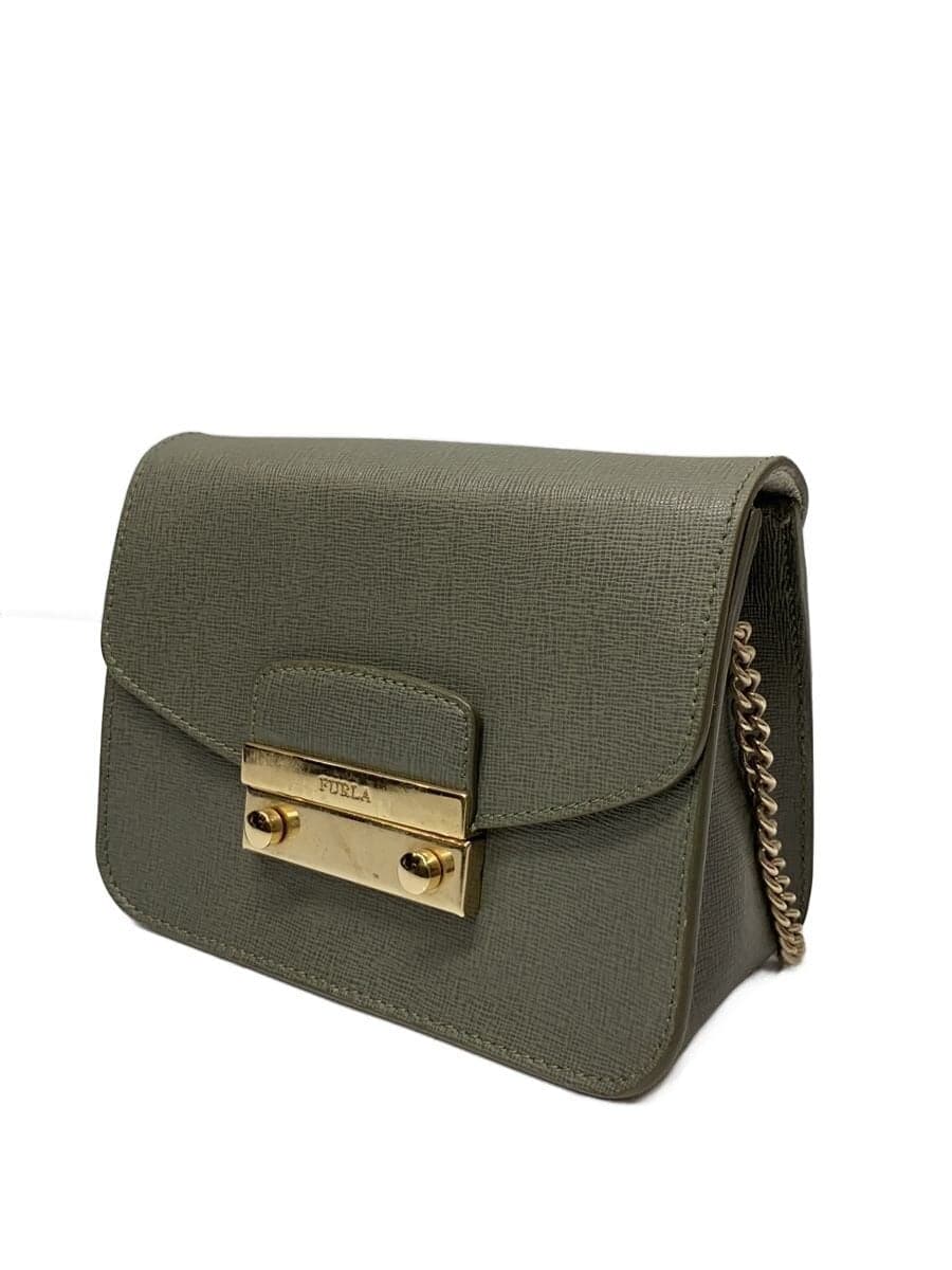 FURLA Shoulder Bag PVC GRN 2