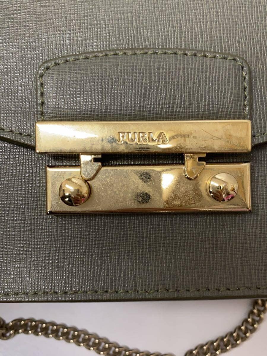 FURLA Shoulder Bag PVC GRN 7