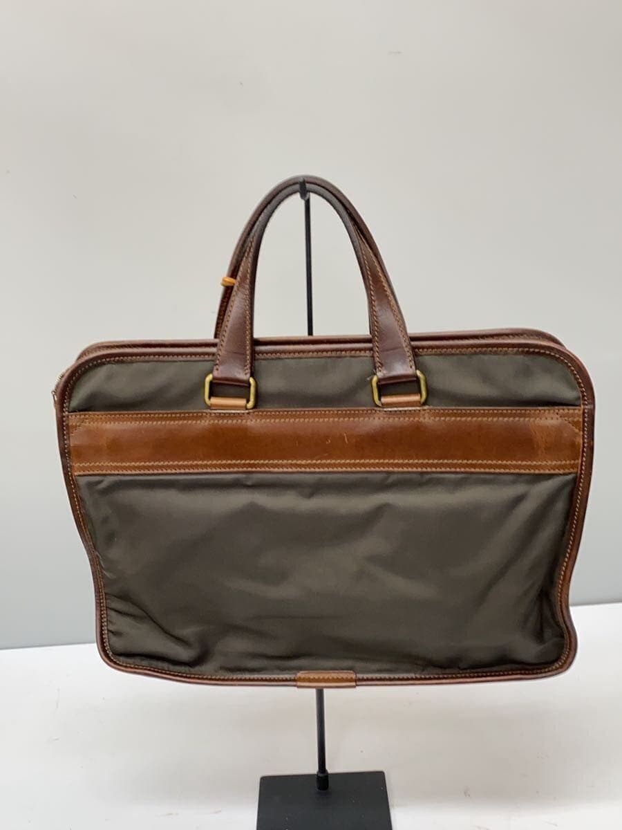 F.CLIO Tote Bag Leather KHK Solid 3