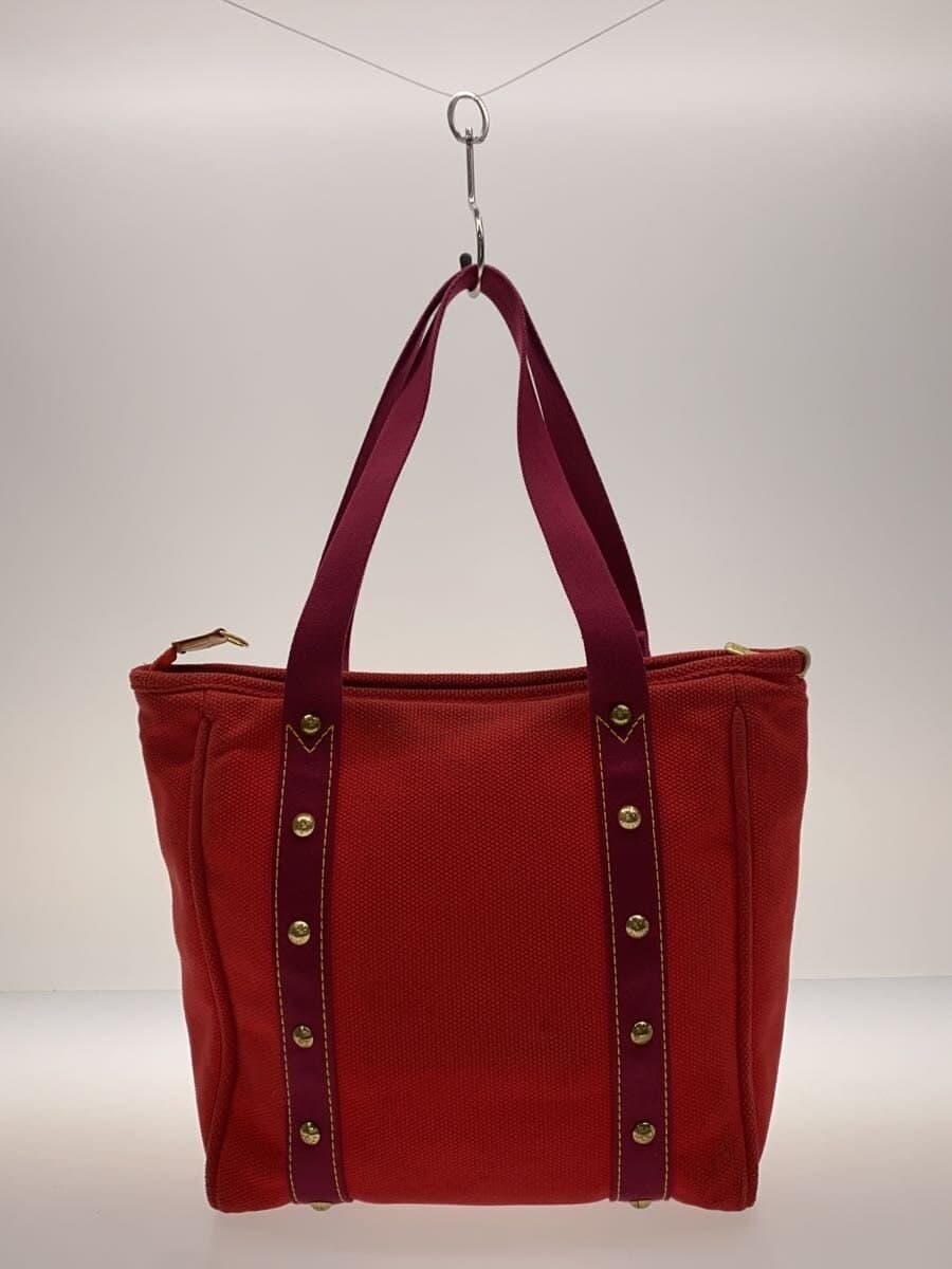 LOUIS VUITTON Cabas MM_Antigua Canvas BLU M40087 3