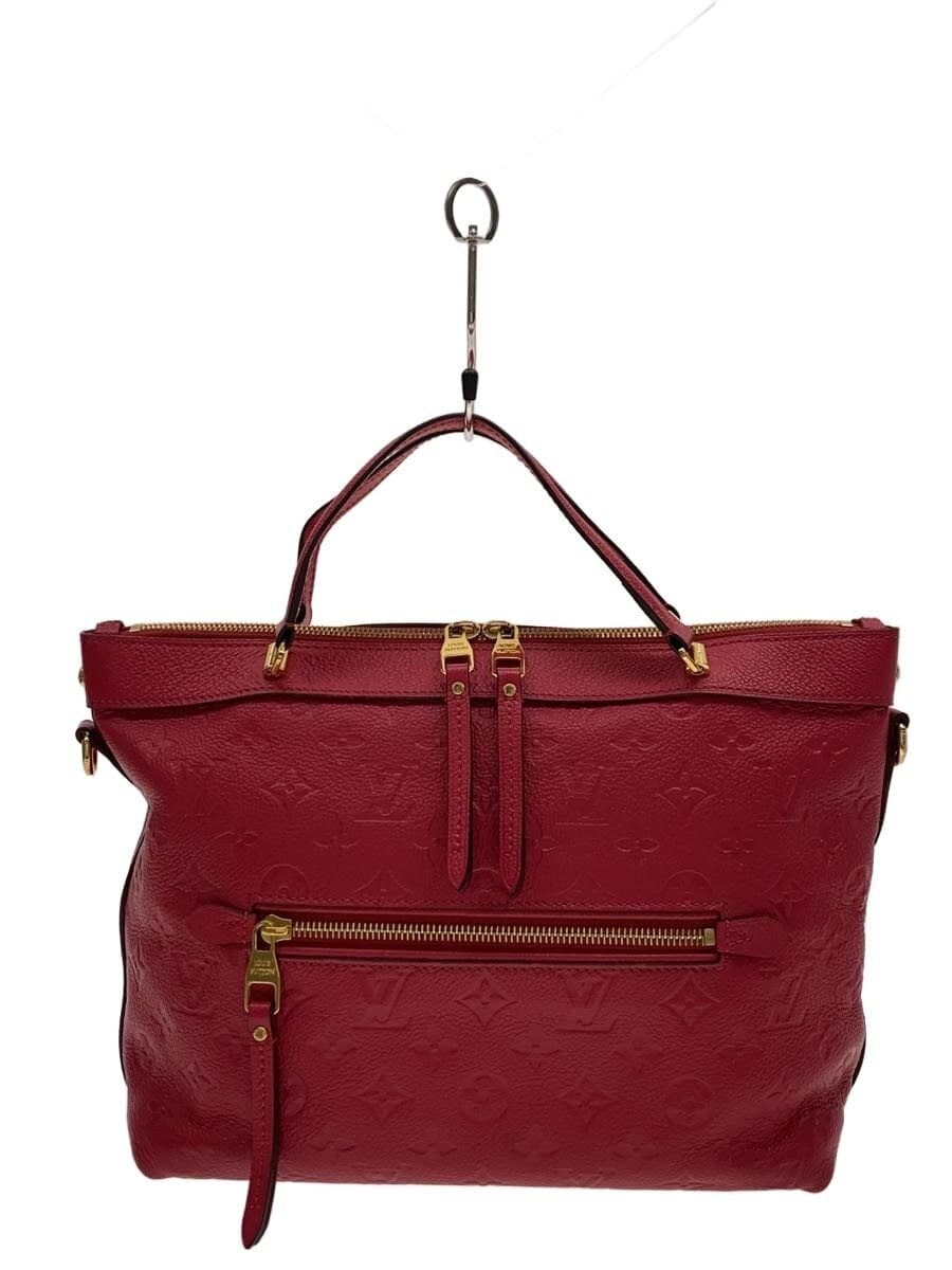 LOUIS VUITTON Bastille PM Monogram Empreinte Leather RED M41169