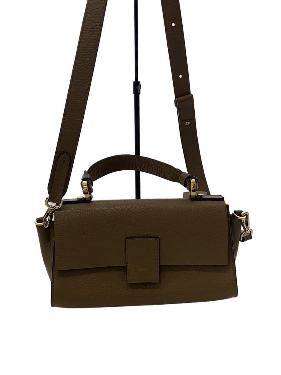 LORISTELLA Shoulder Bag Leather BRW Solid