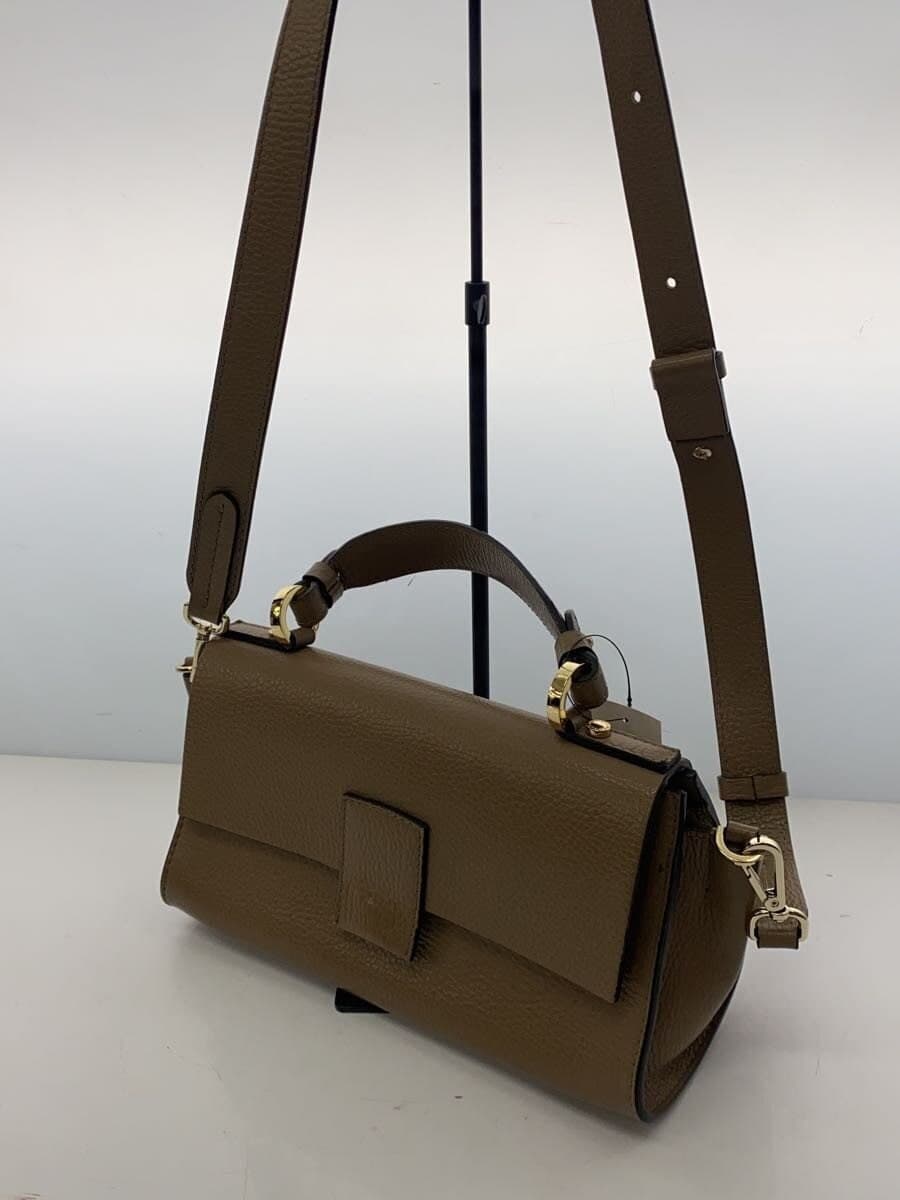 LORISTELLA Shoulder Bag Leather BRW Solid 2
