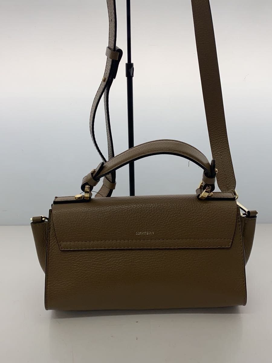 LORISTELLA Shoulder Bag Leather BRW Solid 3