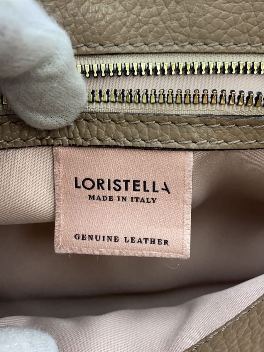 LORISTELLA Shoulder Bag Leather BRW Solid 5