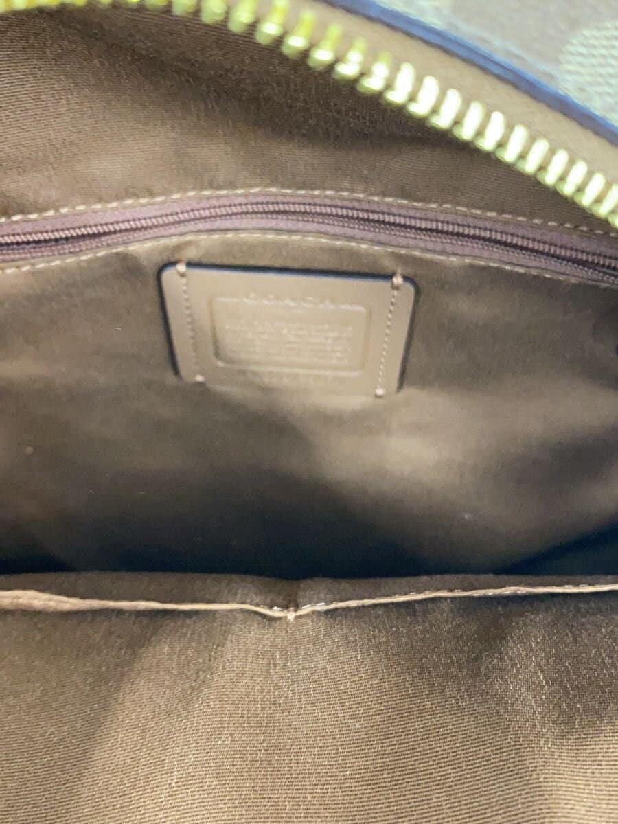 COACH Backpack_Signature_Beige PVC BEG All Over Pattern 6