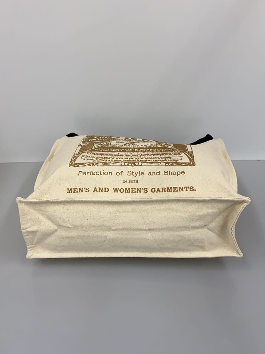 JOHN SMEDLEY x re-wrap Organic Cotton Canvas Tote Bag Canvas Cream 4